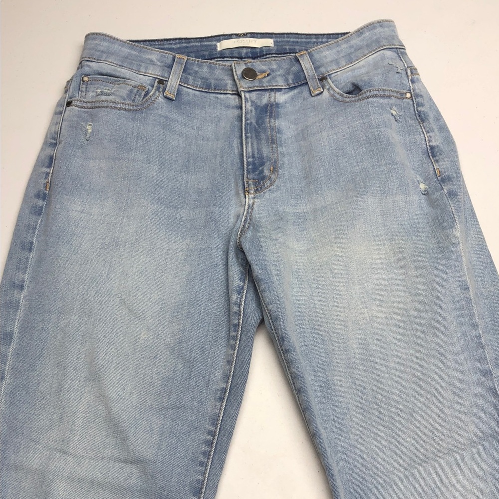 Fidelity Light Blue Straight Leg Jeans